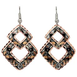 Buy spectacular Native Earrings Inspired by Indian Pottery Art