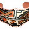 SW Native Pueblo Pottery Art Bracelet for Women