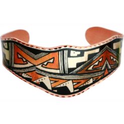 You will fall in love with this magnificence Pueblo pottery art bracelet