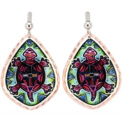 Colorful Native Turtle Earrings