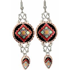 Accessorize your outfits with these Native American earrings with wires