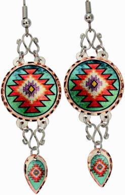 Wholesale SW Native American earrings accentuated with wires
