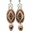 Oval SW Native American earrings do not need any maintenance