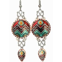 Wire Dangle Southwestern Native Earrings