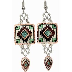 Purchase these SW Native American earrings with dangle wires that are fun to wear