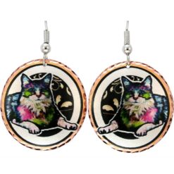 Tabby Cat Earrings Cute and Original