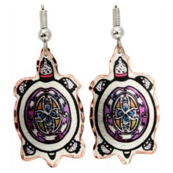 Wholesale Art Jewelry, Colorful and Stylish Turtle Earrings