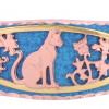 Wholesale handcrafted bracelets, buy sitting cat bracelet delicately cut out in gold and copper Wholesale handcrafted bracelets, buy sitting cat bracelet delicately cut out in gold and copper