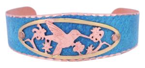 Buy Blue Patina Delightful Hummingbird Bracelet