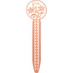 Silver Background Copper Flowers Bookmarks, Wholesale Handmade Flower Gifts
