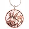 Buy handmade copper gifs online, amazing hummingbird keychains for women