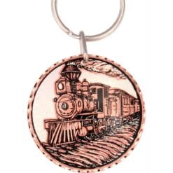 Steam train keychains, Wholesale handmade copper gifts