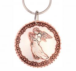 Handmade copper gifts for women, unique angel keychains keychains