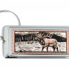 Wholesale unique copper gifts, elk keychains that will make a perfect gift for men