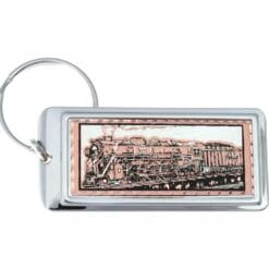 Steam train keychains handmade in high quality of our craftsmanship