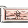 Canadian Inukshuk keychains handmade from copper in rectangular shape Canadian Inukshuk keychains handmade from copper in rectangular shape