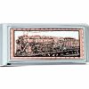 Wholesale Money Clips Decorated with Handmade Copper Steam Train Design with Diamond Cutting