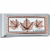 Buy Canada Maple Leaves Copper Artwork Embellished Money Clips. No Polishing Required