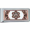 Silver Plated Rectangular Men's Money Clips, Unique Handmade Native Haida Sun Totem Money Clips