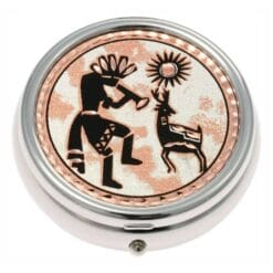 Special Native Kokopelli Pill Boxes, Unique Handmade Gifts for Men