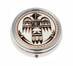 SW Native American Thunderbird Pill Boxes, Unique Handmade Gifts for Women