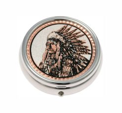 Buy Precious American Indian Chief Pill Boxes, Special Handmade Gifts for All Occasions
