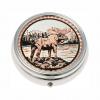 Buy Copper Moose Artwork Embellished Silver Plated Pill Boxes