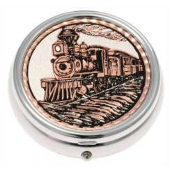 Unique Copper Gifts For Women and Men, Train Pill Boxes