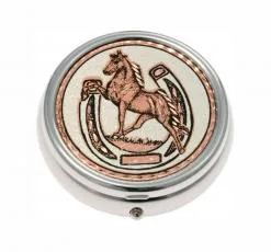 Buy Stylish Prancing Horse and Horseshoe Pill Boxes, Unique Handmade Gifts for Women