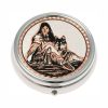 Unique Handmade Gift Ideas for Women, Native American Indian Lady with Wolf Pill Boxes