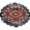 Copper Western Belt Buckles Created in Native Design