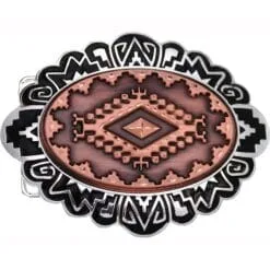 Wholesale Copper Western & Cowboy Belt Buckles in SW Native Design
