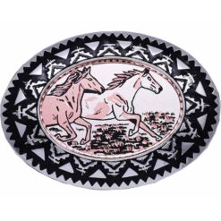 Wholesale Copper Western Belt Buckles, Wild Horses Cowboy Belt Buckles
