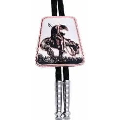 Southwest Bolo Ties, End of the Trail Bolo Tie for Men