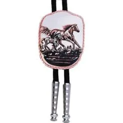 Foal and horse bolo ties, handmade unique jewelry western horse bolo ties