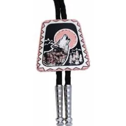 Howling Wolf Copper Bolo Ties