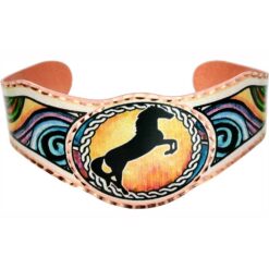 Western Art Jewelry, Colorful Horse Bracelets