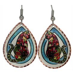 Jo Lynch's Whimsical Art Jewelry, Cat Earrings