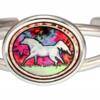 Buy pretty white horse wire bracelet, no polishing required
