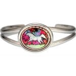 White Horse Wire Bracelet