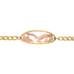 Treat yourself to effortlessly stylish and unique eagle chain bracelets