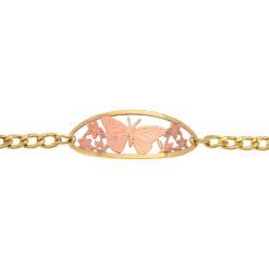 Buy this delightful chain bracelet created in cut out butterfly design will take everyone's breath away