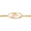 Handmade Chain Bracelets Created in Cut Out Dolphins Design