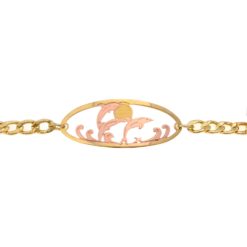 Wholesale Handmade Chain Bracelets Created in Cut Out Dolphins Design