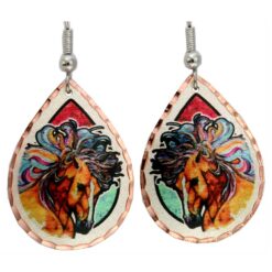 Wholesale Horse Art Jewelry, Glorious Wild Horse Earrings