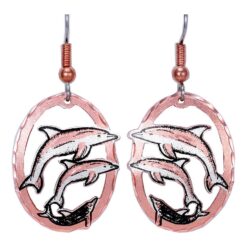 Cut Out Dolphin Earrings