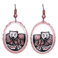 Buy Cute Bear and Cub Earrings