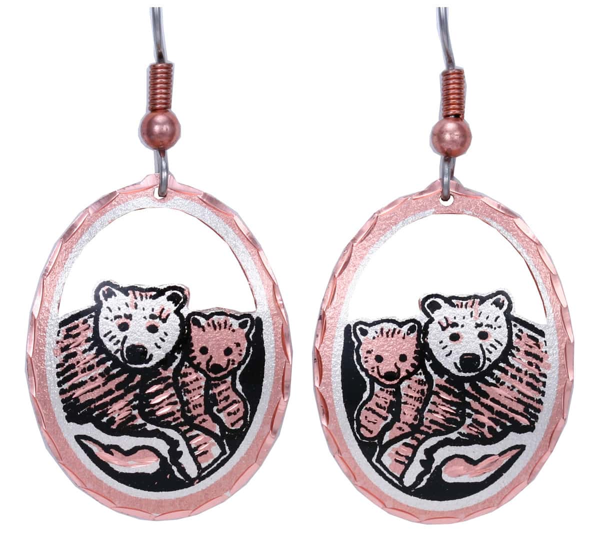 Handmade Earrings Wholesale, Bear and Cub Earrings Handmade Earrings Wholesale, Bear and Cub Earrings