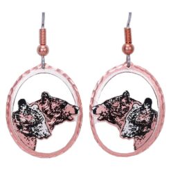 Cut Out Bear Earrings