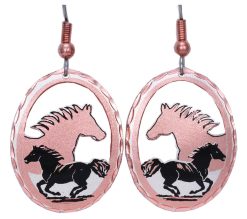 Horse Earrings Handmade in Horse silhouettes Designs
